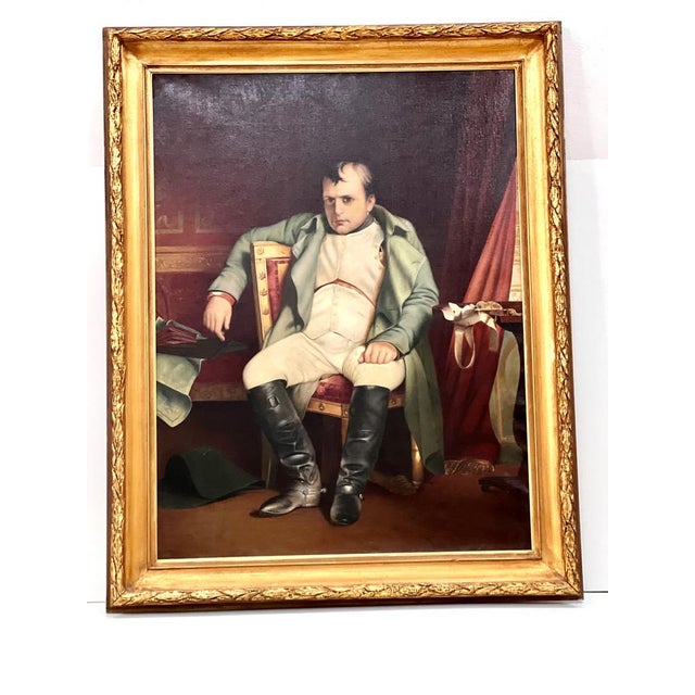 Xaver Diblik, Napoleon Bonaparte Portrait, 1950, Painting For Sale - Image 18 of 18