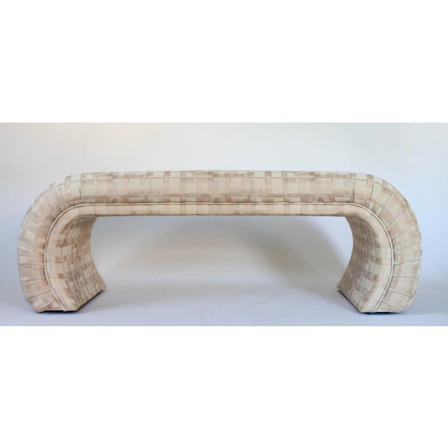 Mid-Century Modern Vintage Waterfall Bench by Bernhardt Flair For Sale - Image 3 of 12