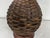 Wood Mid Century Basket Wrapped Bottle Lamp For Sale - Image 7 of 11