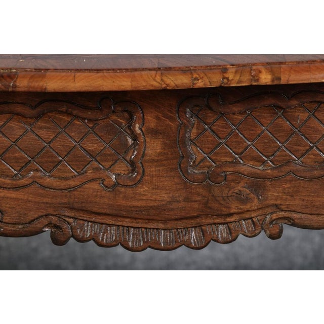 Small Antique Rococo Side Table in Walnut, 1800 For Sale - Image 6 of 18