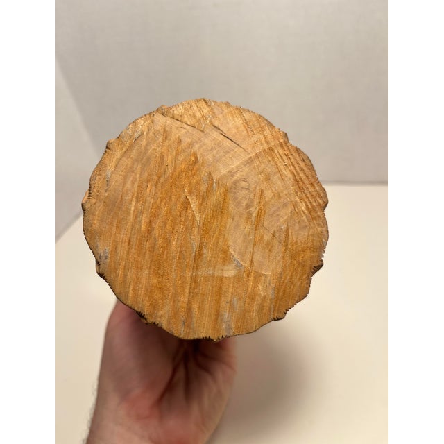 Vintage Hand Carved Sandal Wood Elephant-Headed Hindu God Lord Ganesha Figurine For Sale In Los Angeles - Image 6 of 8