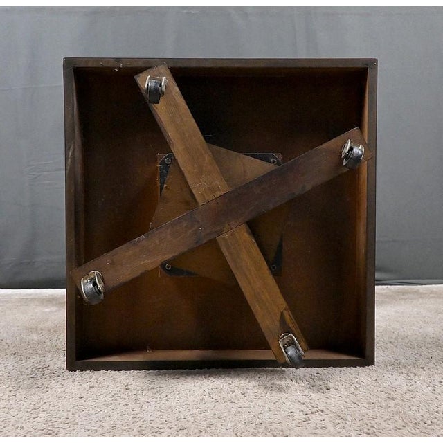 Mid-20th Century Mahogany Revolving Bookshelf, England, 1950s For Sale - Image 11 of 13