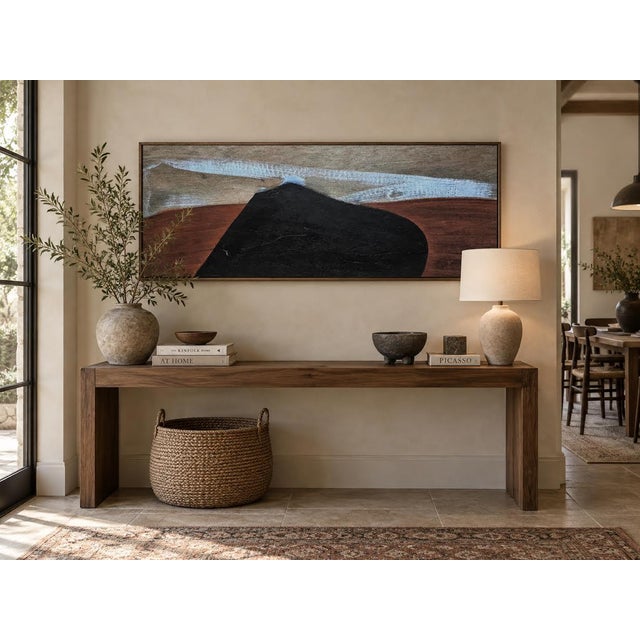 Large 1990s Eugeni Torrens Horizontal Abstract Painting For Sale In New York - Image 6 of 6