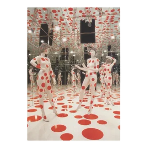 2001 Yayoi Kusama 'Repetitive Vision (Detail' Contemporary Red,White Germany Offset Lithograph