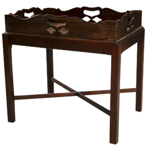 Mahogany Butlers Tray Table, Late 19th C., England
