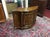 Brown Vintage Console Cabinet, Burl Walnut Narrow Cabinet For Sale - Image 8 of 12