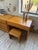 Savoie Desk, Chest of Drawers and Stool in Pine from Maison Regain, 1970s, Set of 4 For Sale - Image 13 of 18
