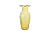 1960s Amber Citrine Optic Glass Vase For Sale - Image 5 of 5