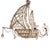 Italian Ship Chandelier, 1950s For Sale - Image 9 of 10