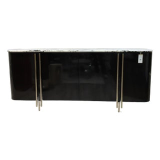 Caracole Modern Marble Vena Sideboard For Sale