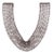 Estate Art Deco Style 18 Karat White Gold and Diamond Mesh Necklace For Sale