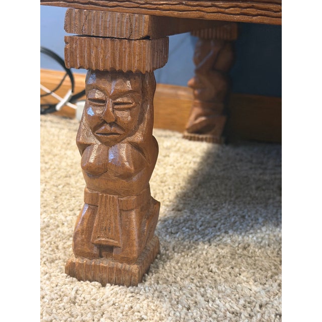 Mid-Century African Hand-Carved Bamileke Chest of Drawers For Sale In Chicago - Image 6 of 9