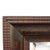 This large antique mirror features a classical design, crafted from flame mahogany with a distinctive ripple edge. The...