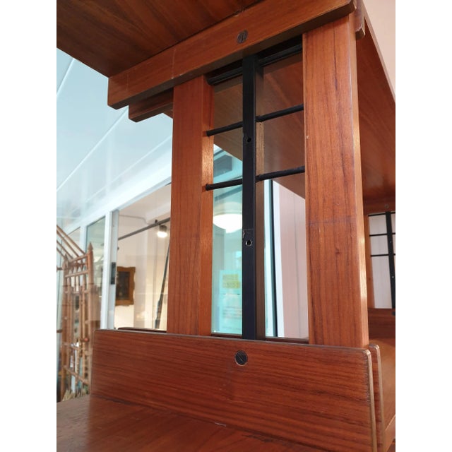Swedish Teak & Metal Modular Library, 1960s For Sale - Image 9 of 18