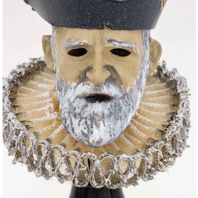 Plastic Rigoletto Mixed Media Bust Sculpture, Opera Company of Boston, April 1977 For Sale - Image 7 of 10