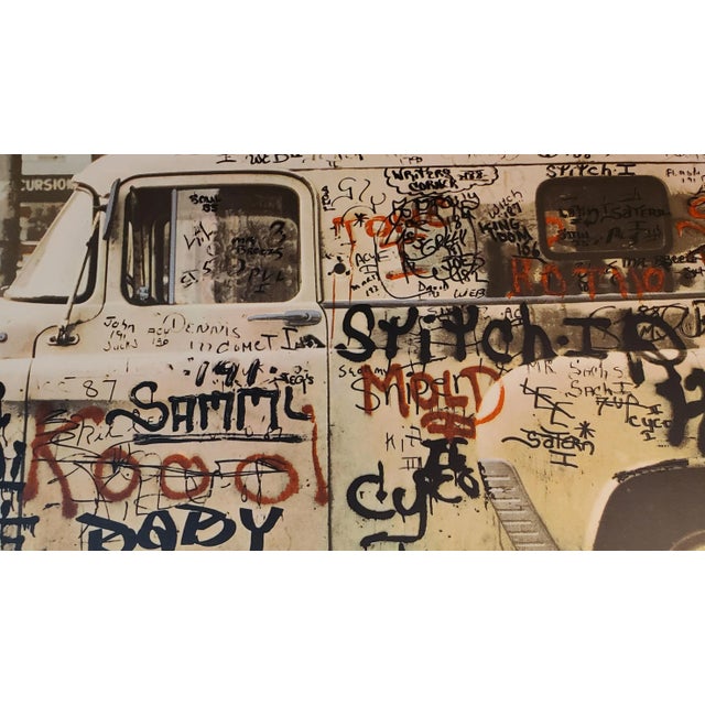 1970s Knoll Photographer Jon Naar Signed Artist Proof Silkscreen the Faith of Graffiti, Truck Nyc 1974 For Sale - Image 5 of 13