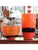 Murano Glass Orange Vases, 1979, Set of 2 For Sale - Image 9 of 11
