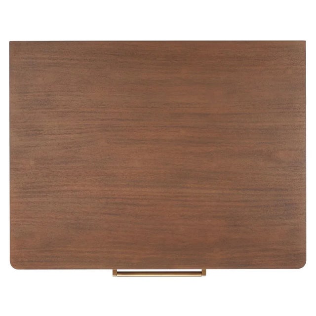 Rosey 3 Drawer Wood Nightstand - Brown For Sale - Image 10 of 11