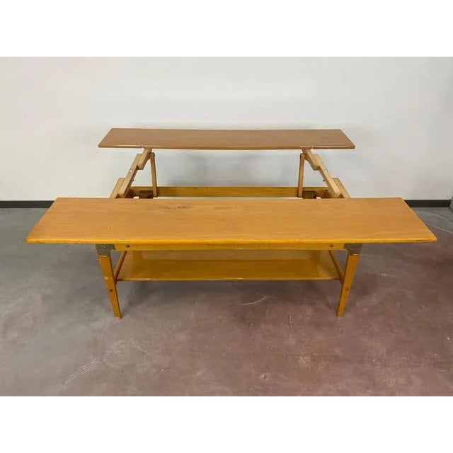 Vintage Adjustable Conference Table, 1960s For Sale - Image 12 of 14