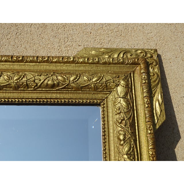 Antique Gilded Mirror, 1890s For Sale - Image 4 of 18