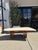 Mid Century Travertine Top Coffee Table With Sculptural Teak Wood Base For Sale - Image 9 of 13