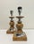 Spanish Turned Oak and Chromed Table Lamps, 1960s, Set of 2 For Sale - Image 6 of 12