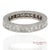 Platinum 950 All Around Natural Diamond Princess Cut Both Side Engraving Band Ring Metal Type: 950 Platinum Total Item...