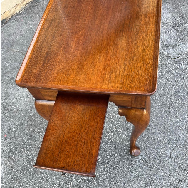 English Mahogany Tea Table For Sale - Image 6 of 10
