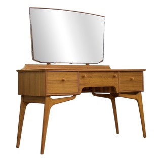 Dressing Table in Walnut by Alfred Cox for Heals, 1950s For Sale