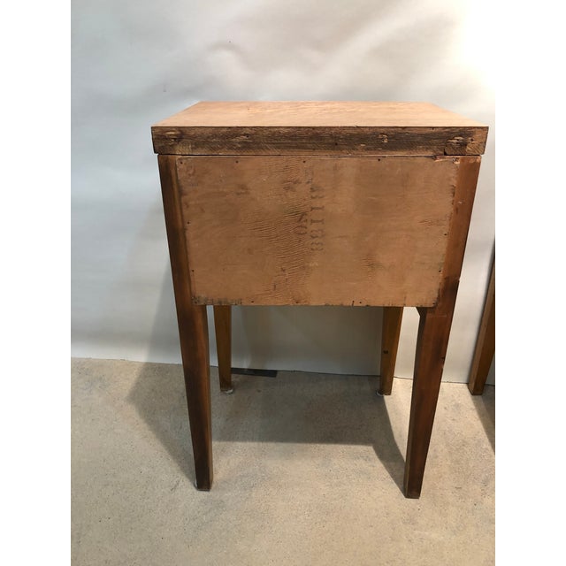 Mid Century Tiger Maple Night Stands a Pair Chairish