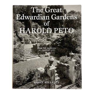 The Great Edwardian Gardens of Harold Peto, Hardcover Book –2007 For Sale