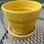 Yellow McCoy Basketweave Planter.