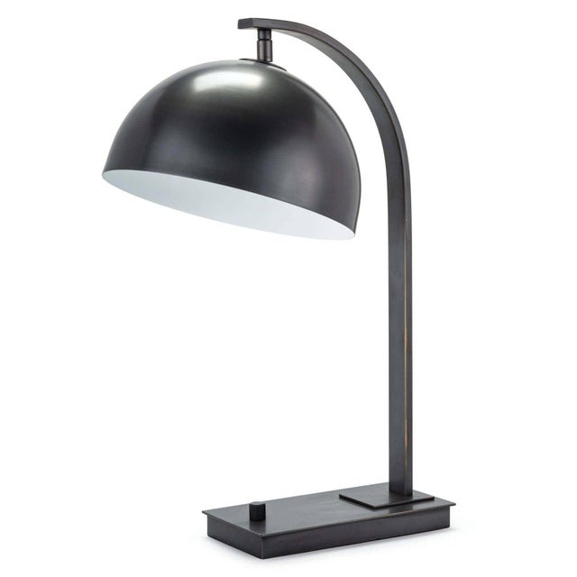 Regina Andrew Otto Steel Desk Lamp, Oil Rubbed Bronze For Sale In Detroit - Image 6 of 9