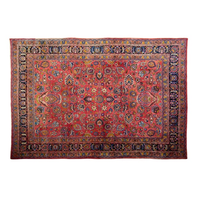Vintage Mashad Palace Rug For Sale