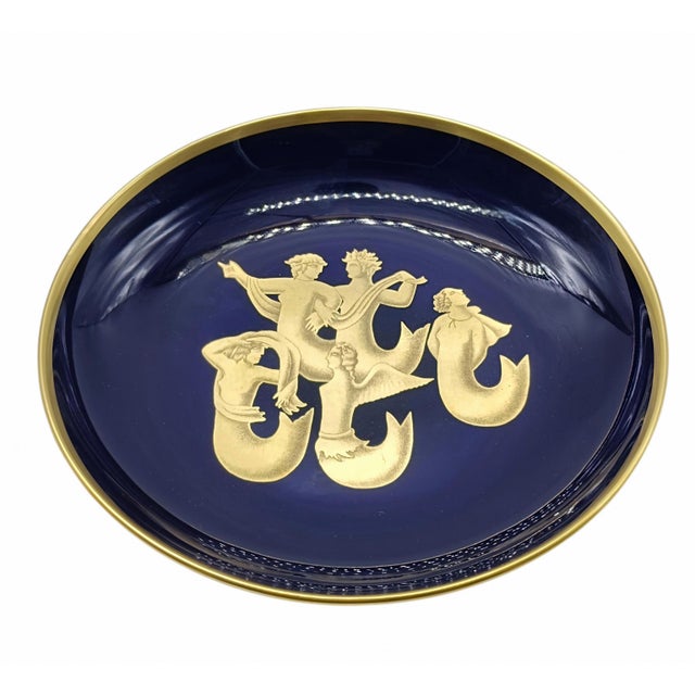 Mid-Century Modern Decorative Plate Migration of the Sirens by Gio Ponti for Richard Ginori, Italy, 1980s For Sale - Image 3 of 9