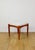 Edmund Homa stool with a white ivory boucle seat. This stool, designed by Edmund Homa and manufactured in the 1970s, has...