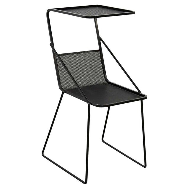 Black Coffee Table attributed to Mathieu Matégot, 1950s For Sale - Image 15 of 15