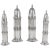 Marie Zimmermann Silver Salt and Pepper Shaker Set For Sale