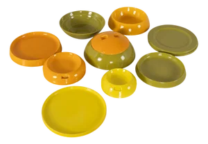 Space Age La Boule Modular Tableware from Villeroy & Boch, 1971, Set of 19