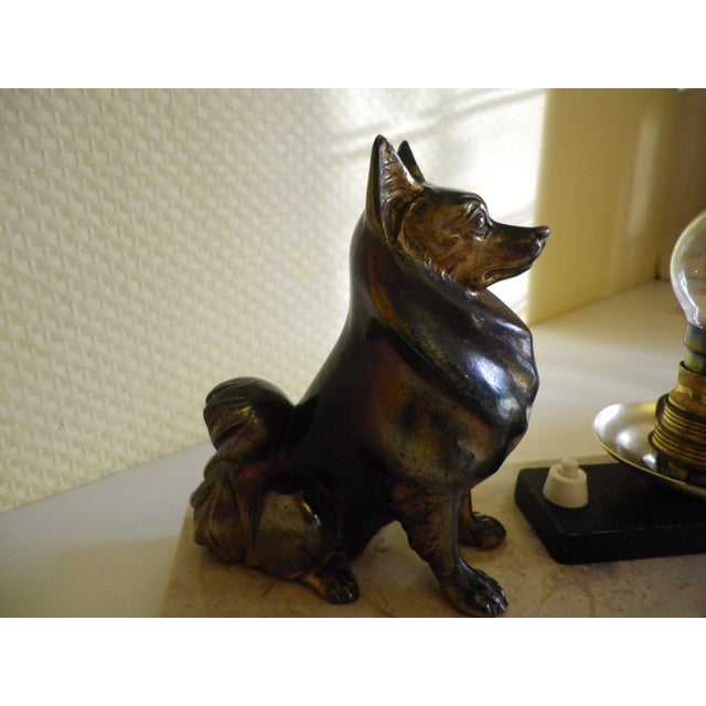 Table Lamp with Marble Base, 1940s For Sale - Image 10 of 18