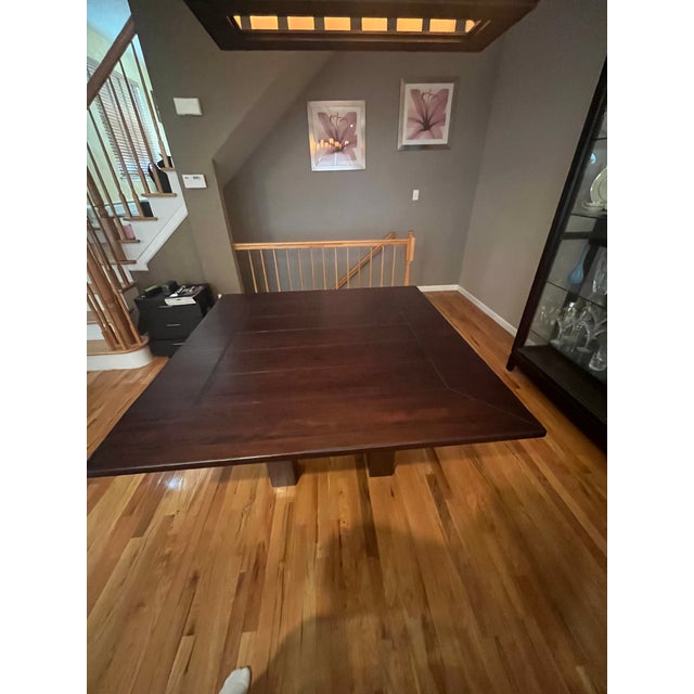 Rustic European Huisraad All Natural Wood Dining Table For Sale - Image 3 of 4