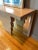 Jay Spectre for Century Furniture "Entrance Maker" White Oak Console with Hanging Mirror. Console is ziggurat-shaped with...