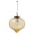 Amber Glass Pendant Light from Raak, 1970s For Sale