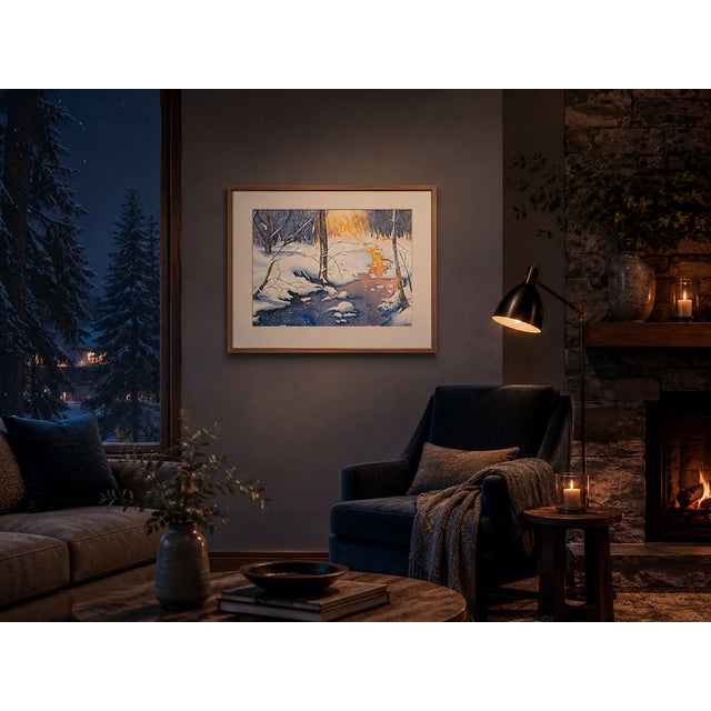 Winter Forest - Tomoko Parry, C. 1990s For Sale - Image 10 of 10