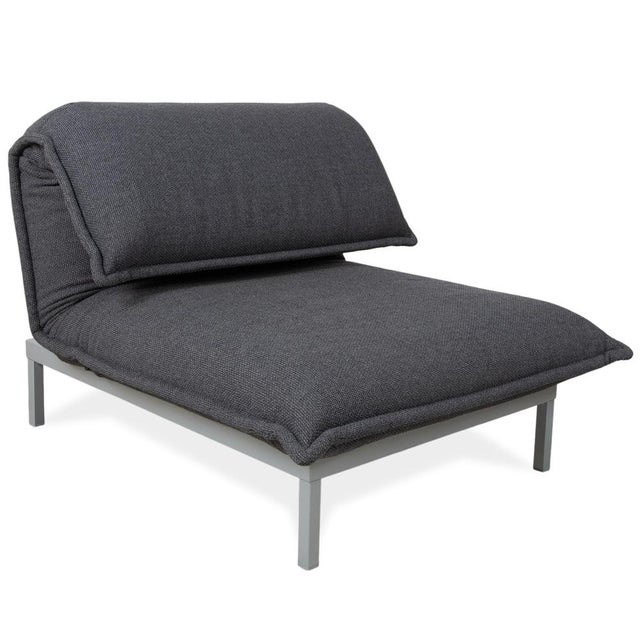 Grey Fabric Nova Armchair with Manual Function from Rolf Benz For Sale - Image 9 of 9