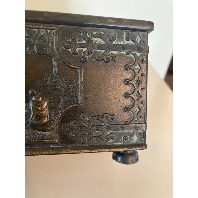 Antique Bronze Box Commemorating the Battle of Lyndanisse Denmark For Sale - Image 12 of 18