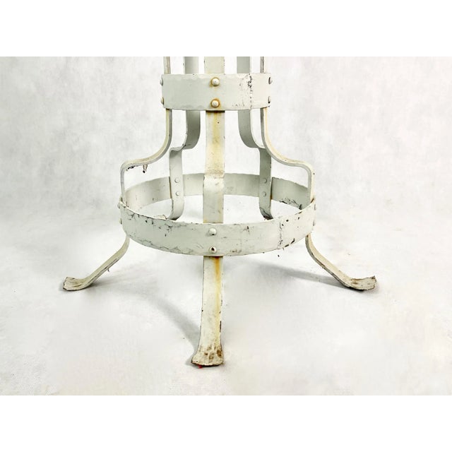 1950s Vintage French Wrought Iron Coat Rack, 1950s For Sale - Image 5 of 9