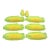 1970’s Vintage Ceramic Corn on the Cob Dishes With Salt and Pepper Shakers - 8 Pieces For Sale