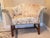 Custom made premium fabric settee by Cox Manufacturing of North Carolina. This stunning Asian-inspired Cox Manufacturing...