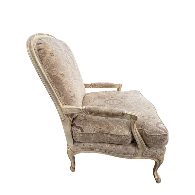 Drexel Drexel Heritage Bergere Chair For Sale - Image 4 of 11